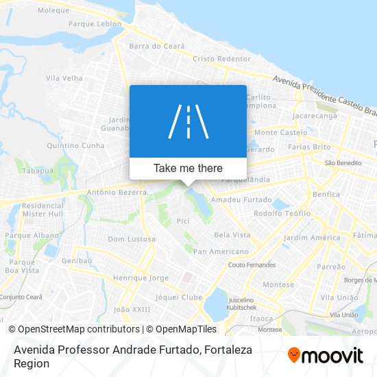 Avenida Professor Andrade Furtado map