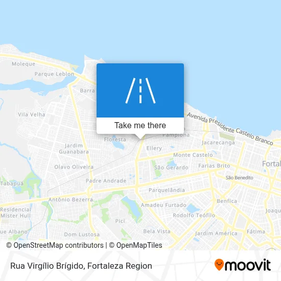 Rua Virgílio Brígido map