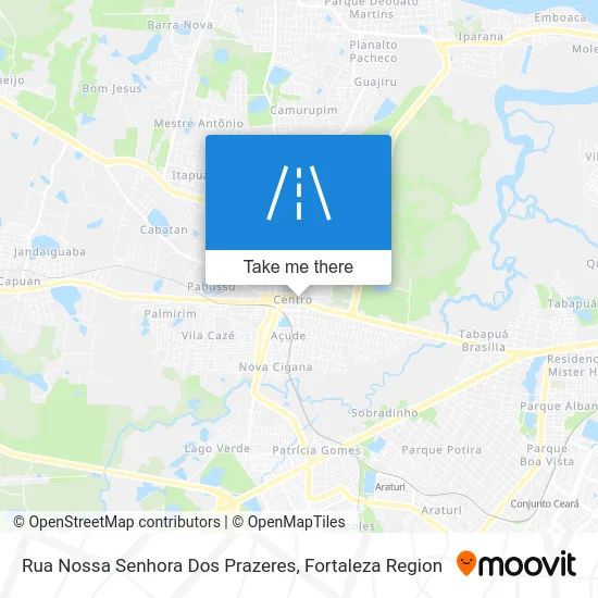 Rua Nossa Senhora Dos Prazeres map