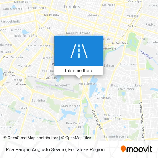 Rua Parque Augusto Severo map