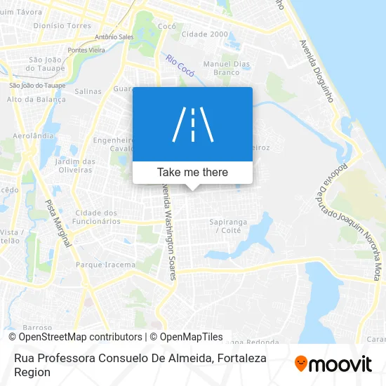 Rua Professora Consuelo De Almeida map