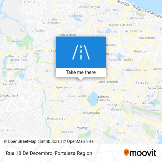Rua 18 De Dezembro map