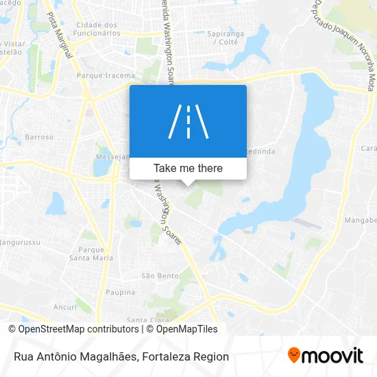 Rua Antônio Magalhães map