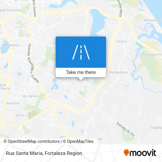 Rua Santa Maria map