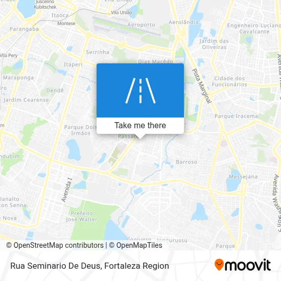 Rua Seminario De Deus map