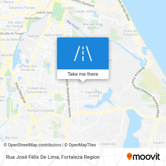 Rua José Félix De Lima map