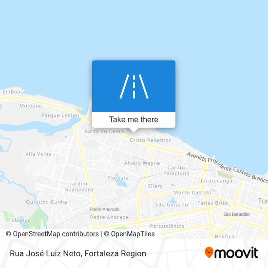 Rua José Luiz Neto map