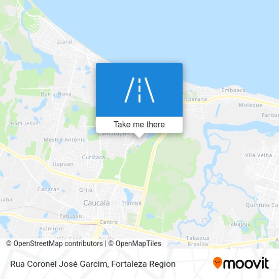 Rua Coronel José Garcim map