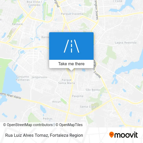 Rua Luiz Alves Tomaz map