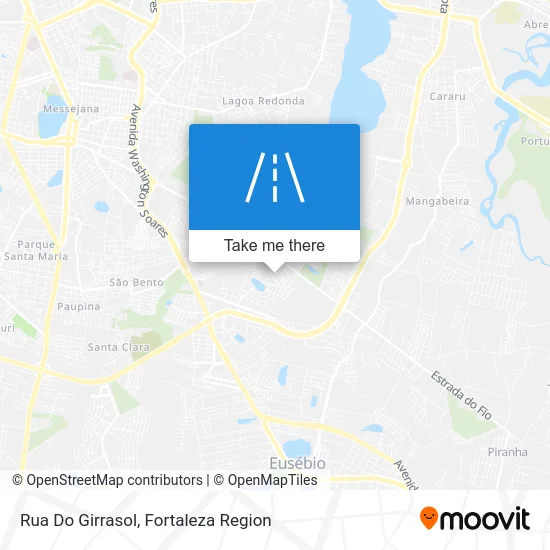 Rua Do Girrasol map