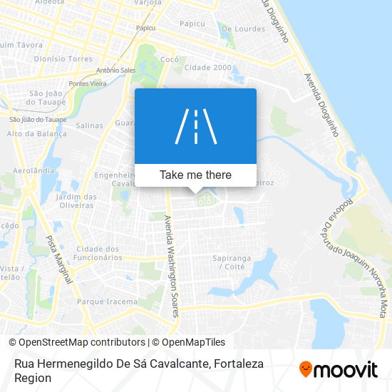 Rua Hermenegildo De Sá Cavalcante map