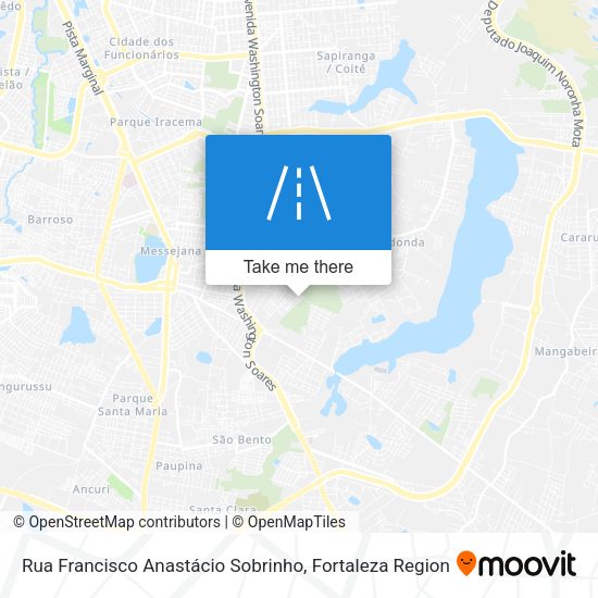 Rua Francisco Anastácio Sobrinho map