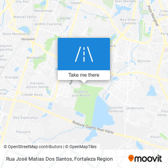 Rua José Matias Dos Santos map