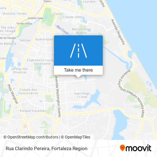 Mapa Rua Clarindo Pereira