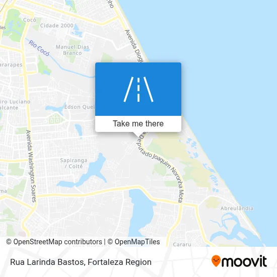 Rua Larinda Bastos map