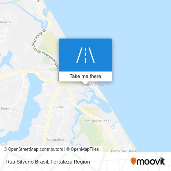 Rua Silverio Brasil map