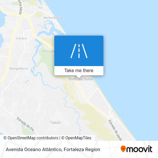 Avenida Oceano Atlântico map