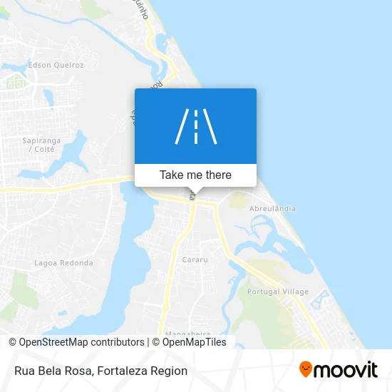 Rua Bela Rosa map
