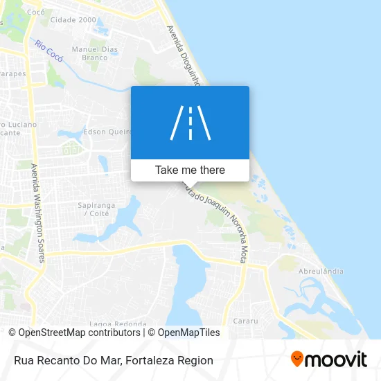 Rua Recanto Do Mar map