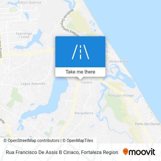 Rua Francisco De Assis B Ciriaco map