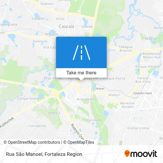 Rua São Manoel map