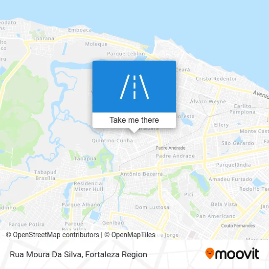 Rua Moura Da Silva map