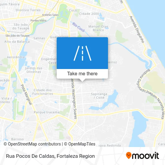 Rua Pocos De Caldas map