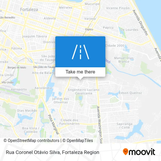 Rua Coronel Otávio Silva map