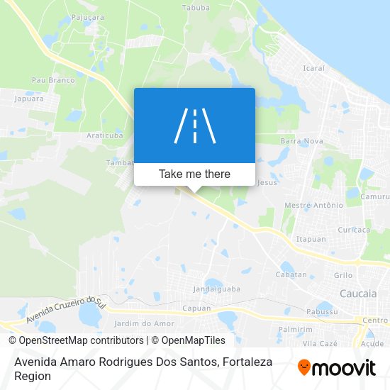 Avenida Amaro Rodrigues Dos Santos map