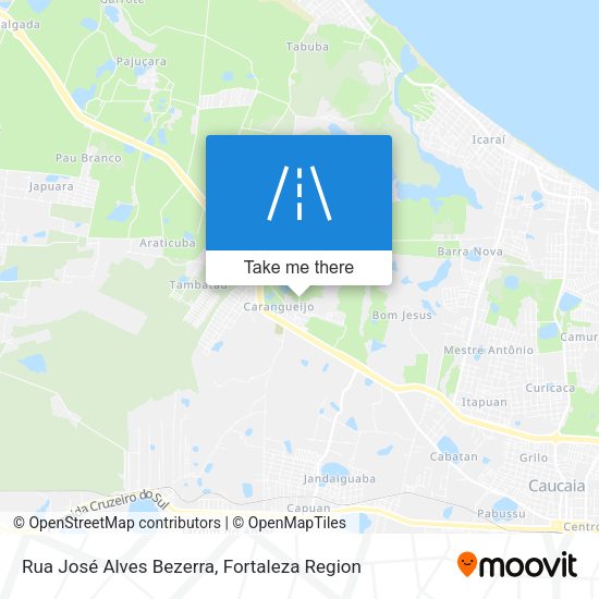 Rua José Alves Bezerra map