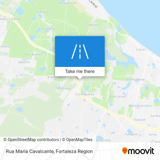 Rua Maria Cavalcante map