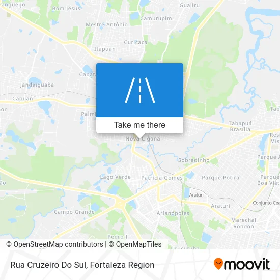 Rua Cruzeiro Do Sul map