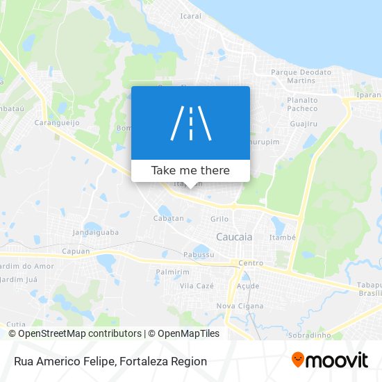 Rua Americo Felipe map