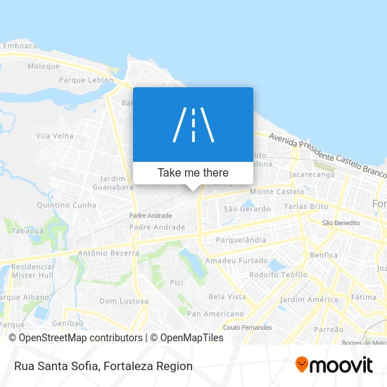 Rua Santa Sofia map