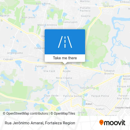 Rua Jerônimo Amaral map