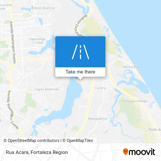 Rua Acara map