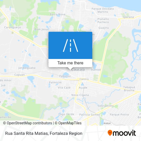 Rua Santa Rita Matias map