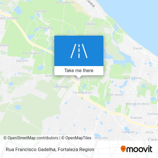 Rua Francisco Gadelha map