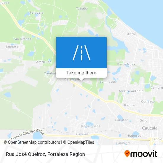 Rua José Queiroz map