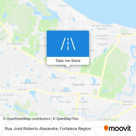 Rua José Roberto Alexandre map