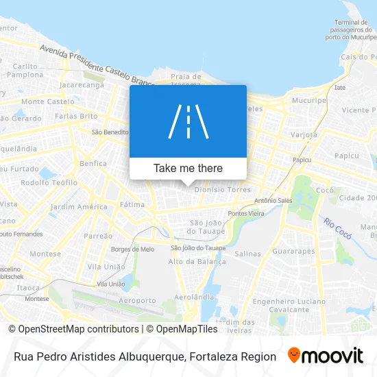 Rua Pedro Aristides Albuquerque map