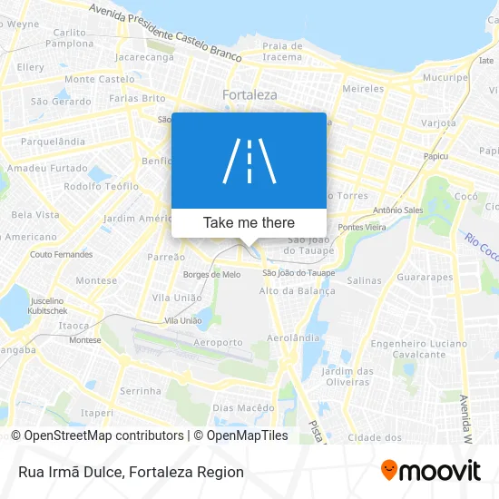 Rua Irmã Dulce map