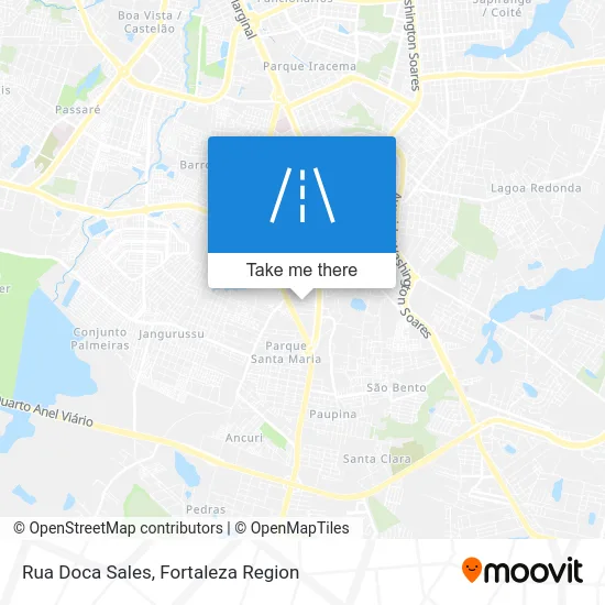 Rua Doca Sales map