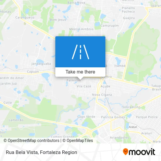 Rua Bela Vista map