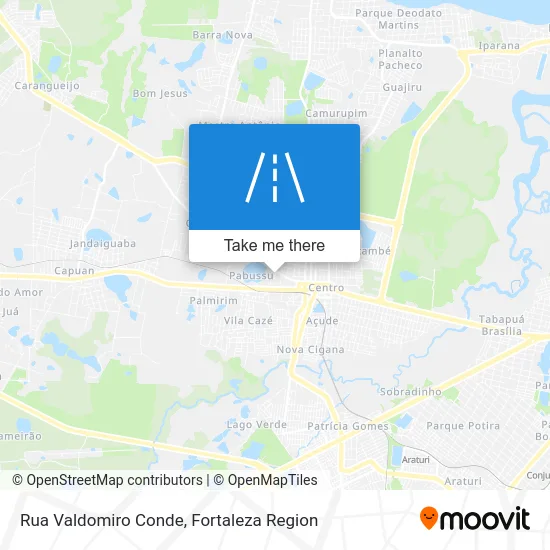 Rua Valdomiro Conde map