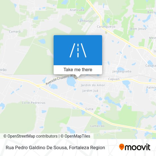 Rua Pedro Galdino De Sousa map