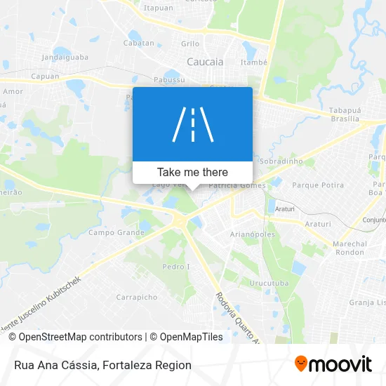 Rua Ana Cássia map