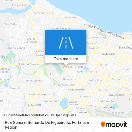 Rua General Bernardo De Figueiredo map