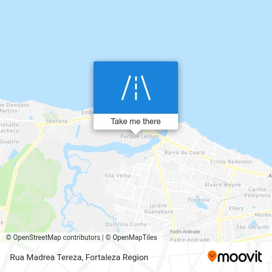Rua Madrea Tereza map