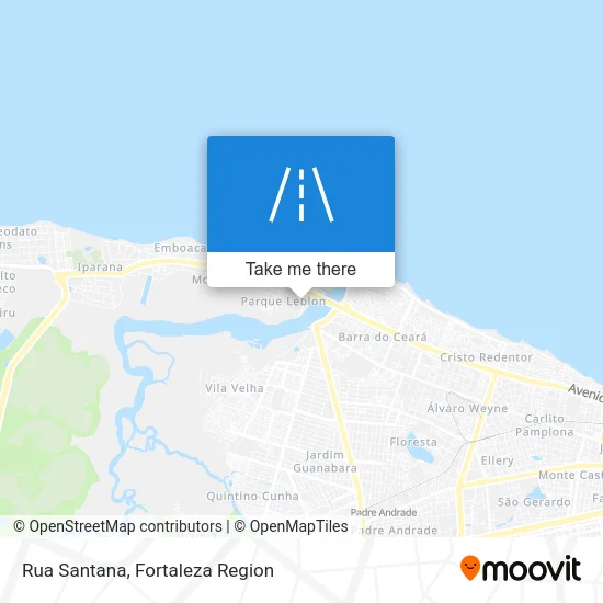 Rua Santana map